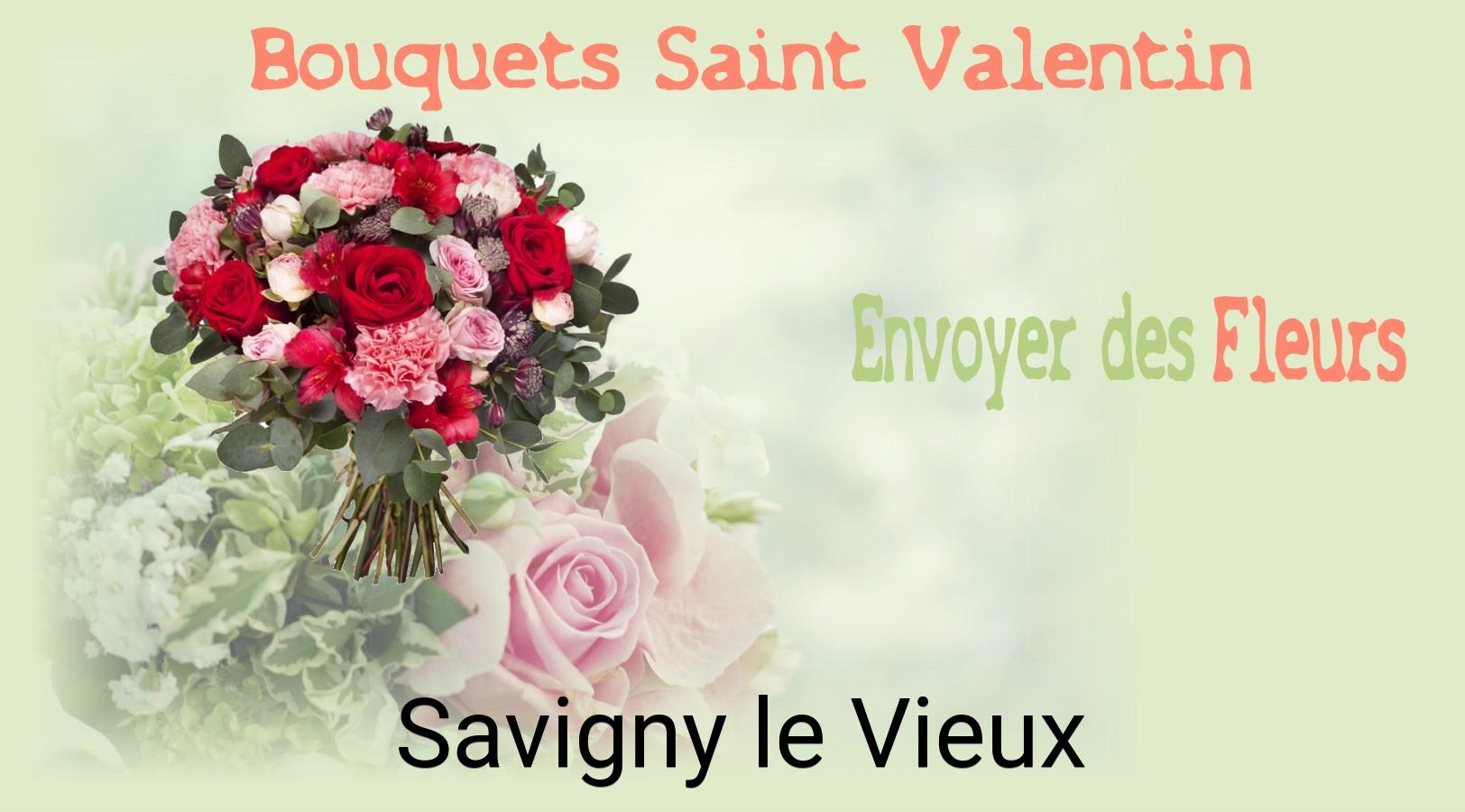 Roses de Saint-Valentin livrées à Savigny-le-Vieux